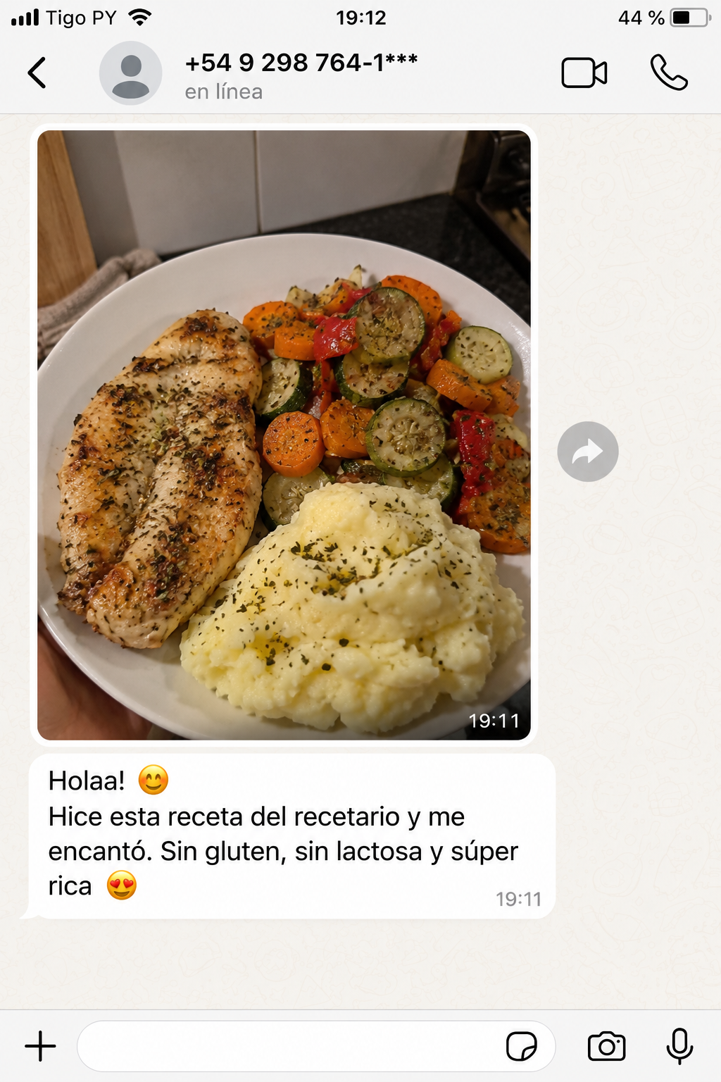 Testimonio de clienta 3 sobre el recetario